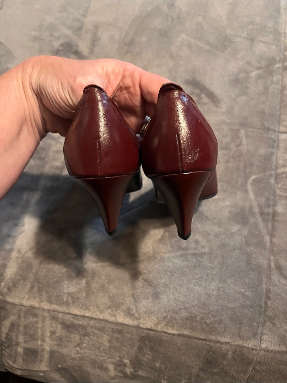 Women's Red Pumps, Borelli size 7 - Picture 6 of 6